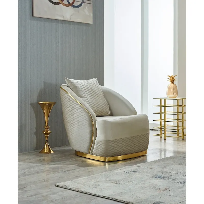 Ella 3-piece Living room Set Square Arms