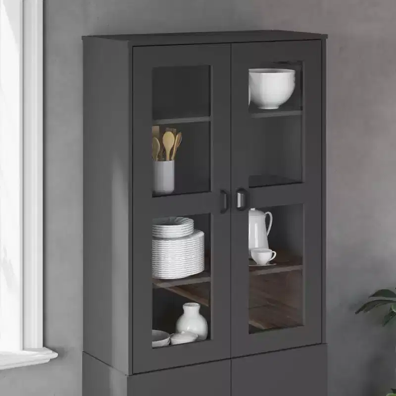 Wood Composite Highboard Cabinet 31.5''W x 43.3''H x 13.8''D