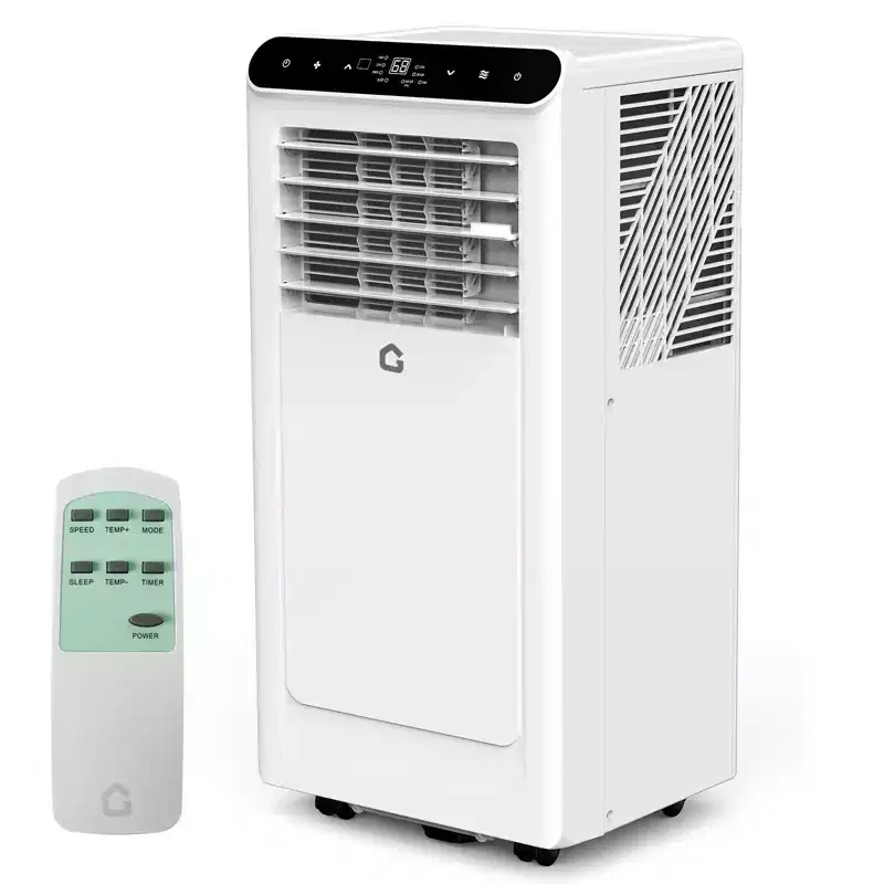 8,000 BTU Portable Air Conditioner, 4-In-1 Portable AC Units for Rooms with Fan, Dehumidifier, Cools Up to 350 Sq.Ft. Room Air Conditioner