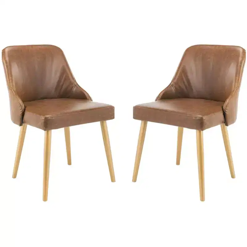 Lulu Upholstered Dining Chair (Set of 2) - DCH6200 - Safavieh