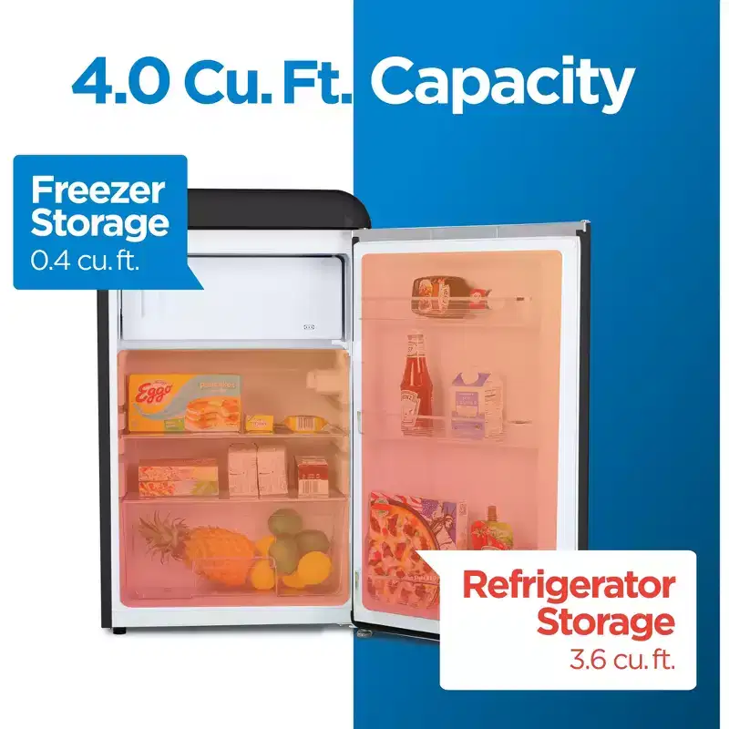 COMMERCIAL COOL Retro Refrigerator 4.0 Cu. Ft.