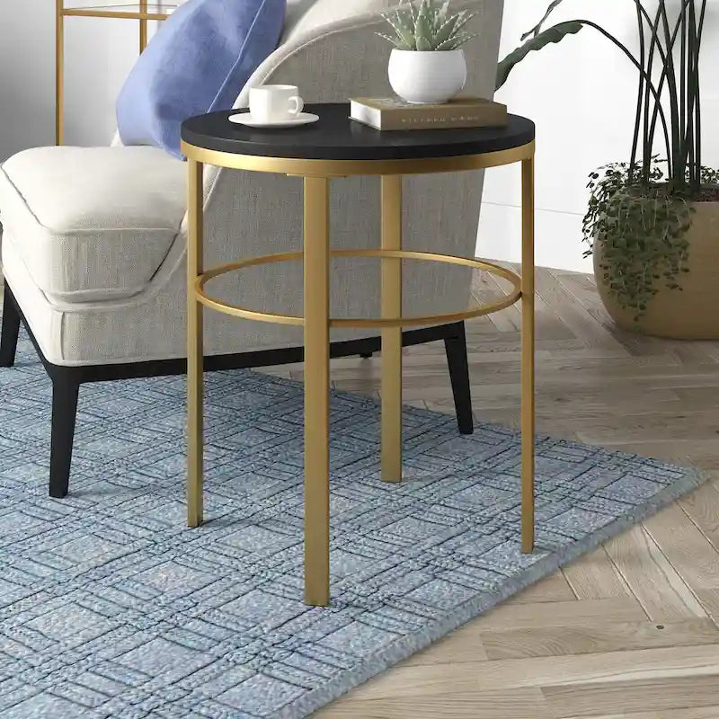 20 Wide Round Side Table with MDF Top