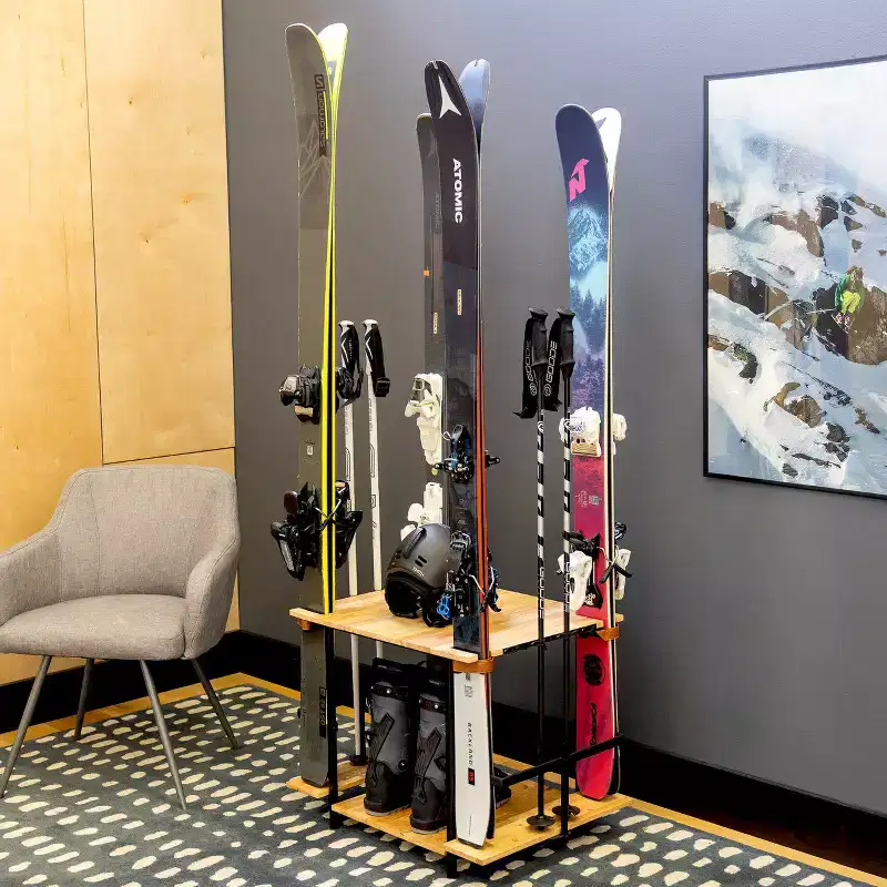 Ski Organizer | Holds 4 Pairs of Skis