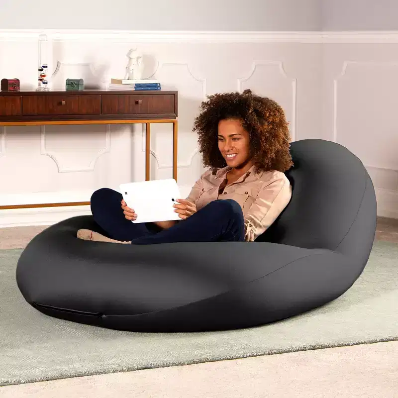 Spandex Bean Bag Chair, Oversized Lounger for Adults and Teens