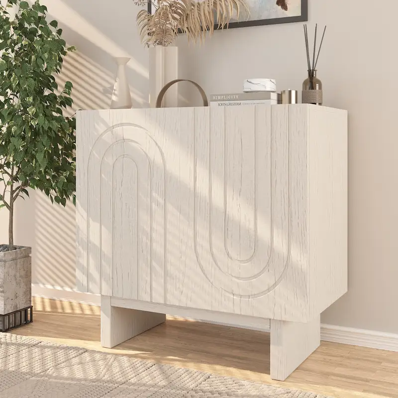 Furniture Wood 2-Door Accent Cabinet