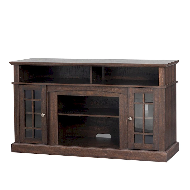 TVstand with electronicfireplace and remote control