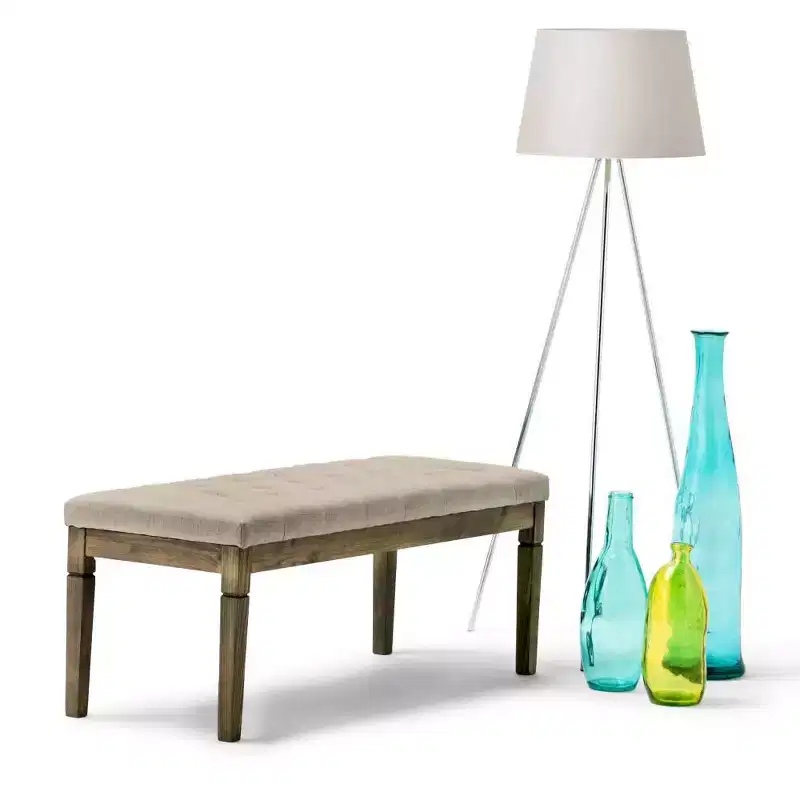 48 Hopewell Tufted Ottoman Bench - WyndenHall