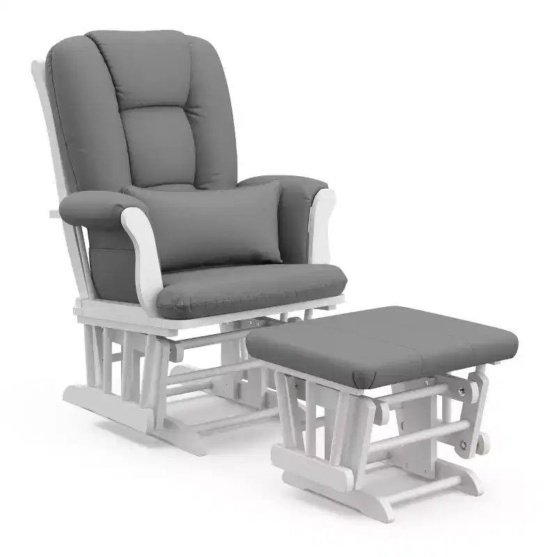 Nursery Glider Rocking Chair and Ottoman