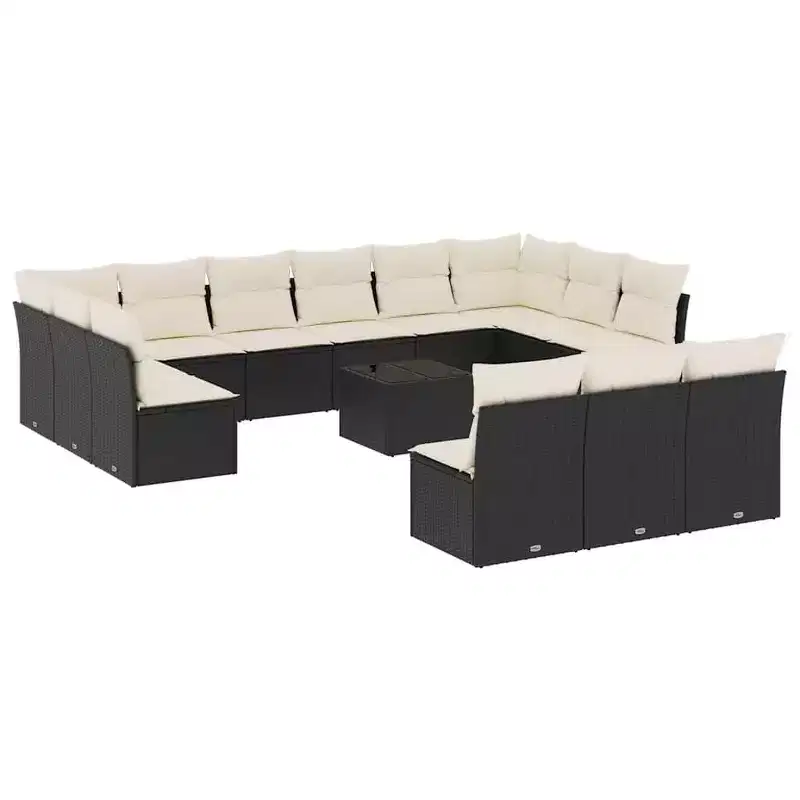 vidaXL Modular Outdoor Sofa Set - Poly Rattan for Relaxation