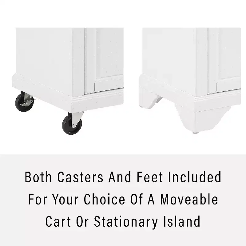 HomeStock 36 in.H Metal Kitchen Islands