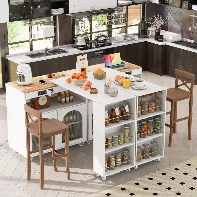 Modern Kitchen with Table and