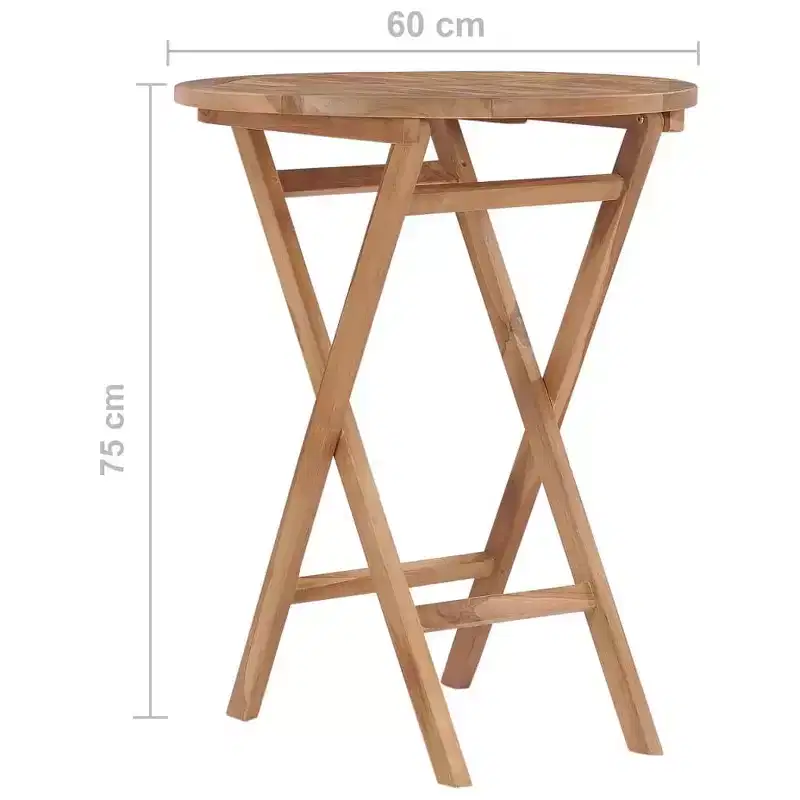 vidaXL Garden Table Teak Teak Hardwood