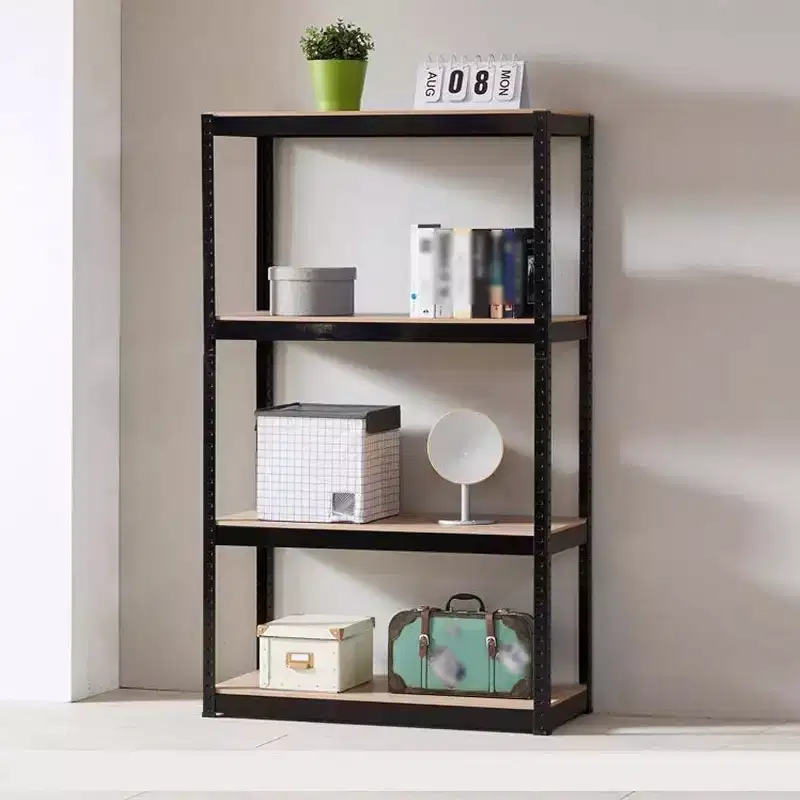Acekool 4-Tier Adjustable Metal Garage Shelving Unit, Boltless Assembly Storage Rack, Heavy Duty Steel Shelves for Kitchen, Garage, or Workshop