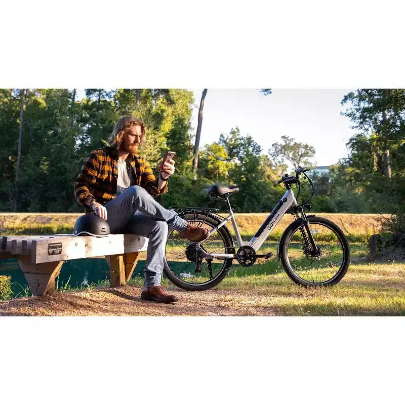 GoPowerBike GoVelo Electric Bike for Adults  500W Motor, Removable Battery, 26 Tires, 20 MPH Top Speed, 50+ Mile Range