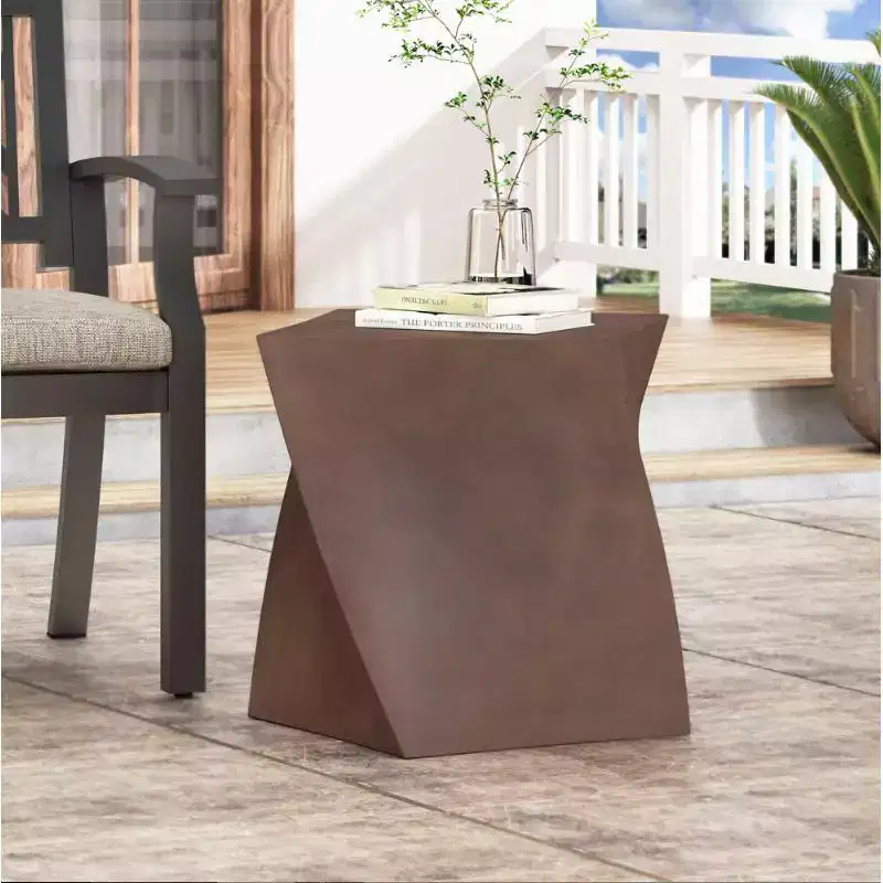 Brown Magnesium Oxide Coffee Table