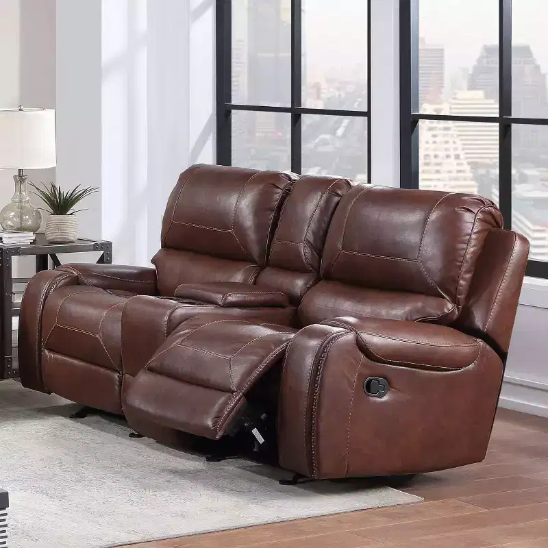 Manual Glider Recliner Loveseat