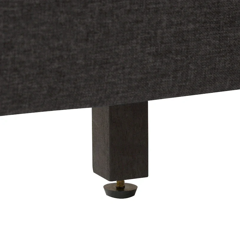 Nova Ridge Upholstered Button-Tufted Bed Frame, Full