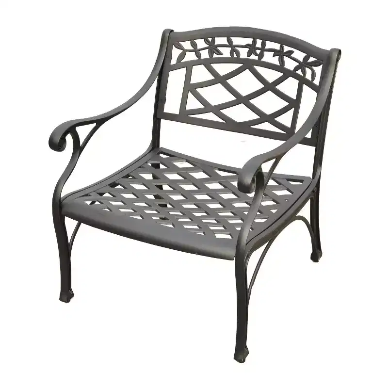 Sedona Club Chair - Black - Crosley