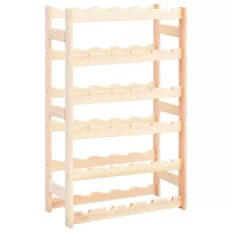 Countertop Wine Rack - Wine Bottle Holder and Pantry Storage Organizer