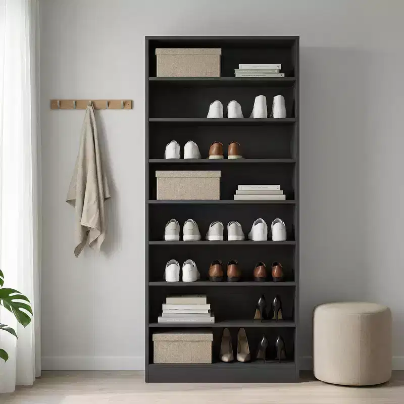 MAYEERTY 9-Tier Freestanding Shoe Cabinet, Large Capacity Storage Rack for 40-45 Pairs Shoes