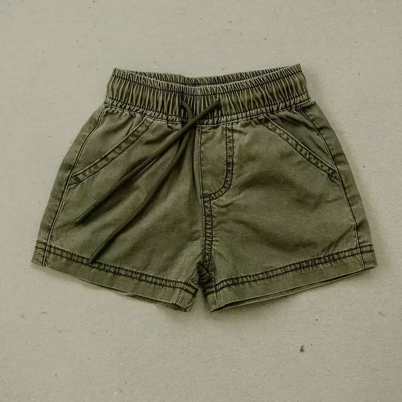 Kids Grayson Shorts - Olive + Scout