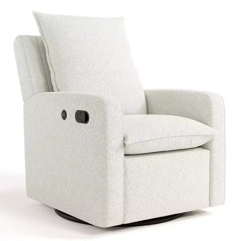 Storkcraft Timeless Recliner Glider with USB Charging Port
