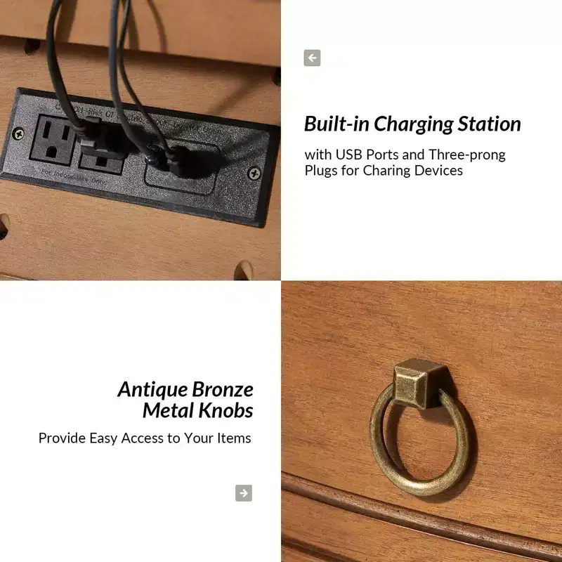 Linus 3-Drawer end table| ART OF LIVING DESIGNS