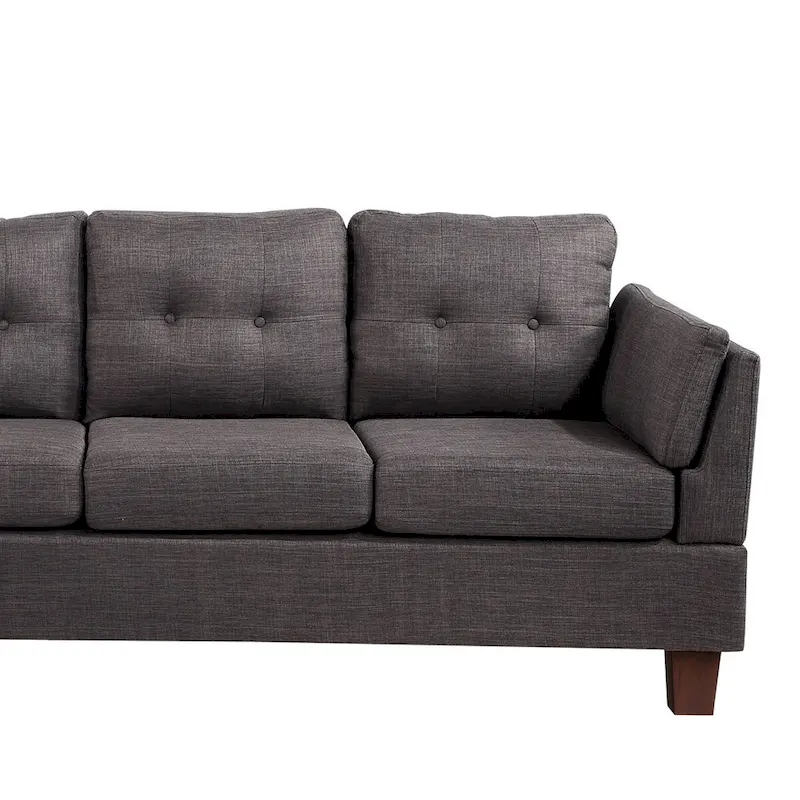 Dalia 97-inch Modern Sectional Sofa with Left Facing Chaise - 97W x 64.5D x 34H