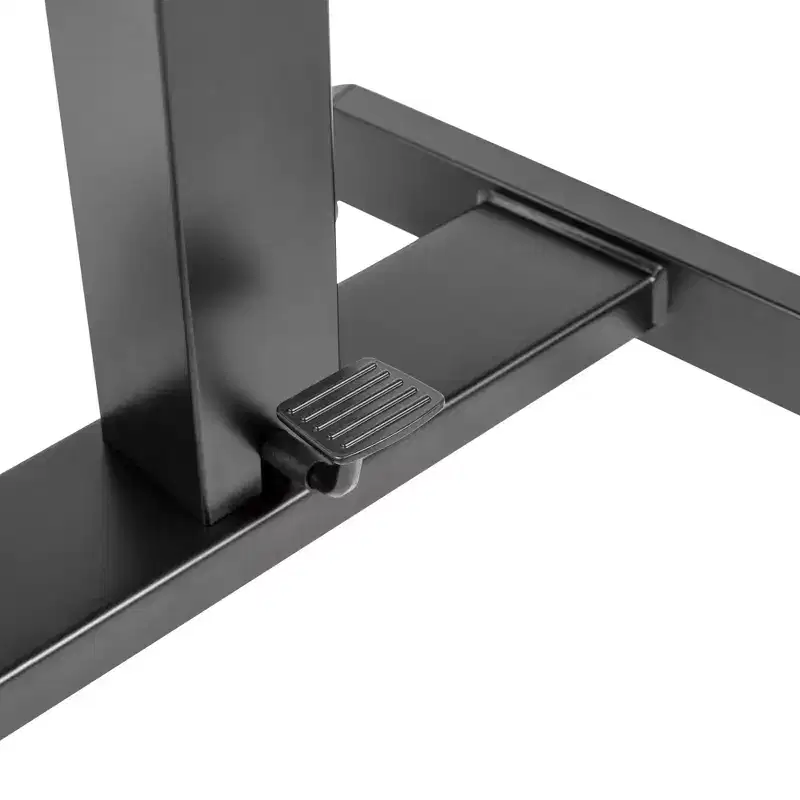 Cruizer 360 Tilting Mobile Podium with Pneumatic Height Adjustments Black Stand Steady