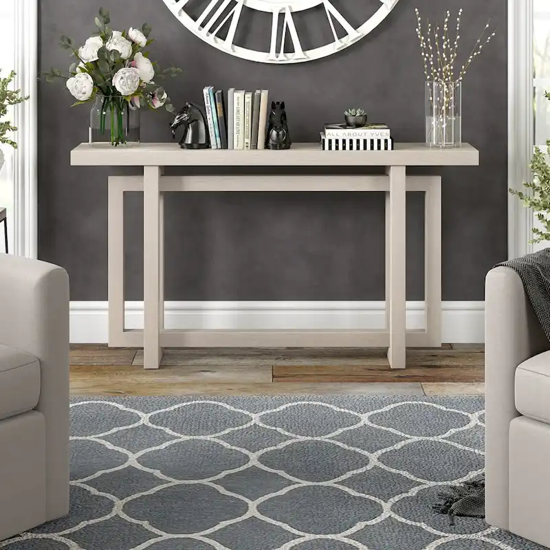 Breslow 55 Wide Rectangular Console Table - 55 Wide