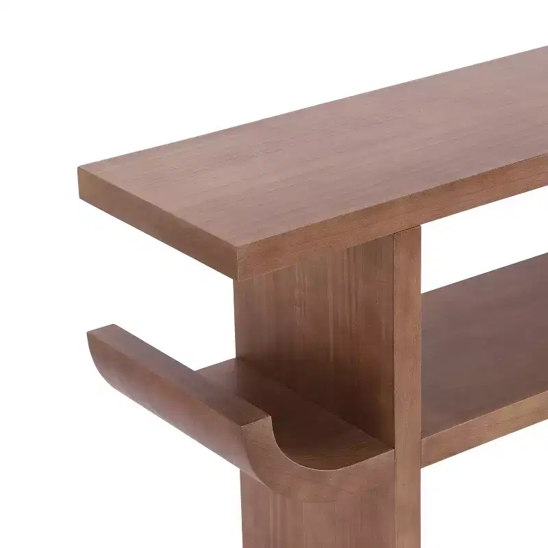 Christopher Knight Home Devika Modern Wooden Console Table with Open Shelf