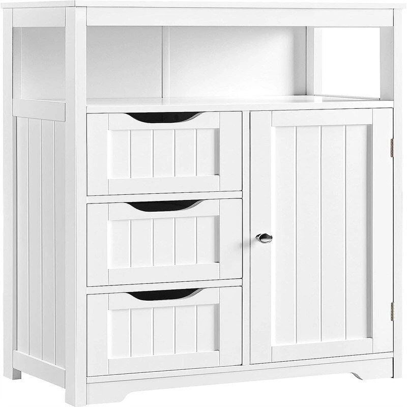 Bathroom Floor Cabinet Wooden Storage