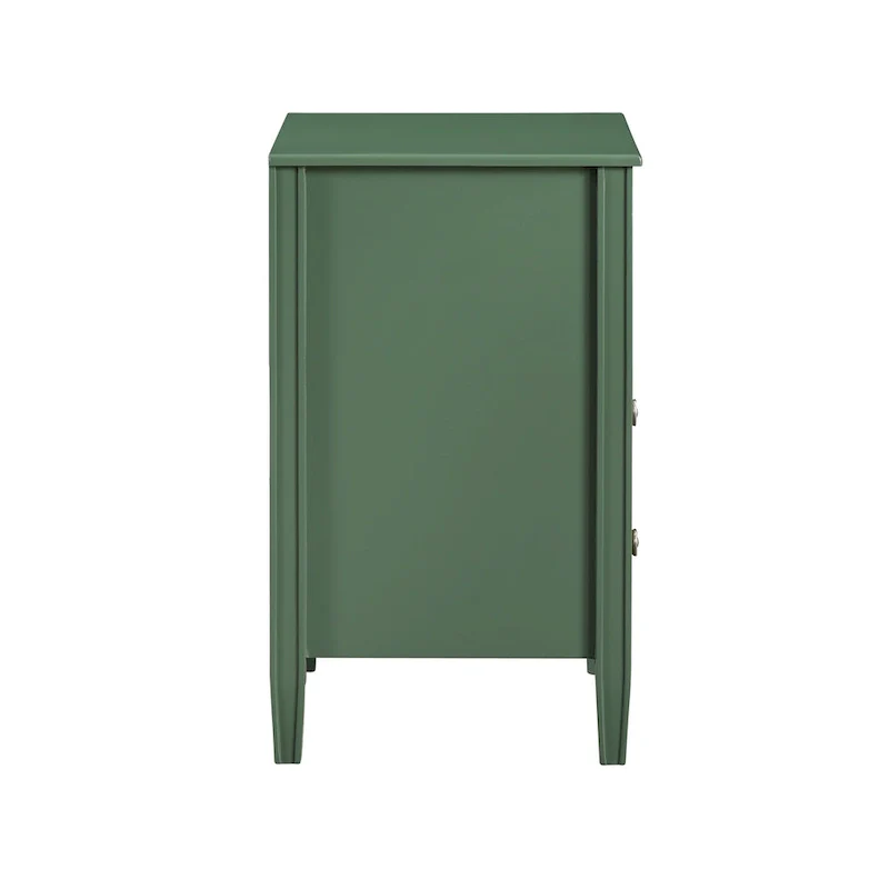 Double drawer storage bedside table for daily necessities