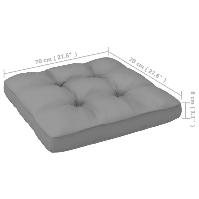 vidaXL Garden Lounge Set Pine Solid pine wood Modular