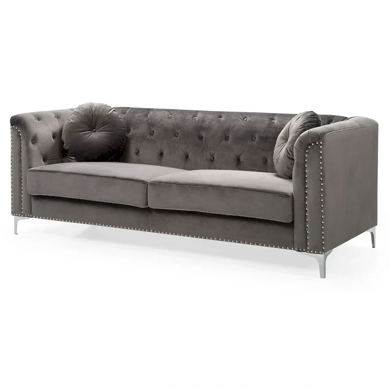 Velvet Tufted Sofa