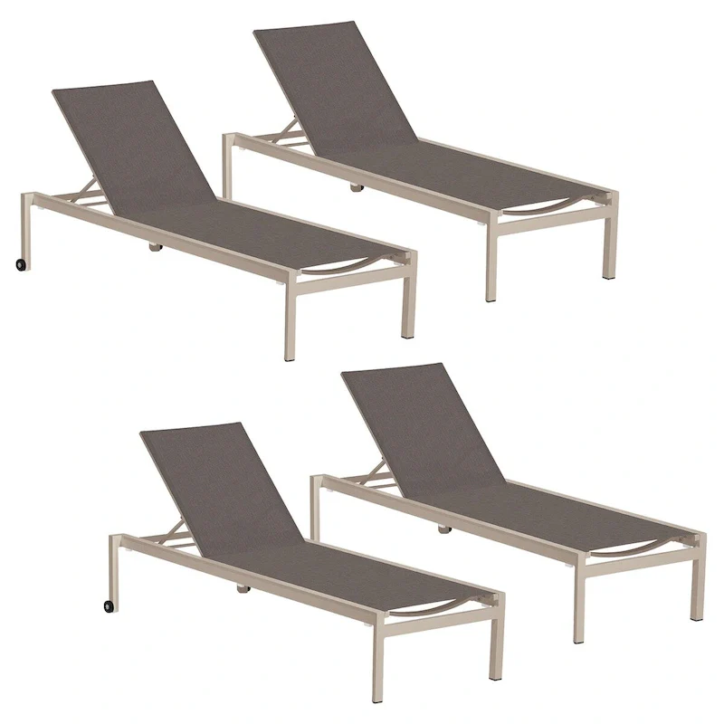 Oxford Garden Ven Chaise Lounge (Set of 4)