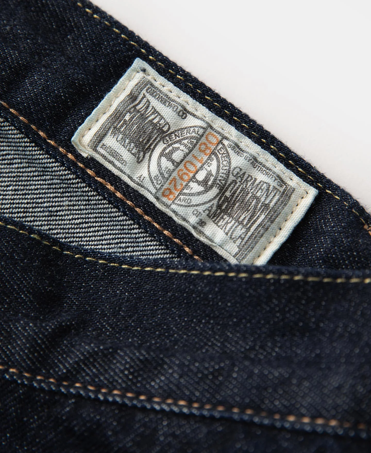13.2 oz Embroidered Pocket Denim Jeans - Prewashed