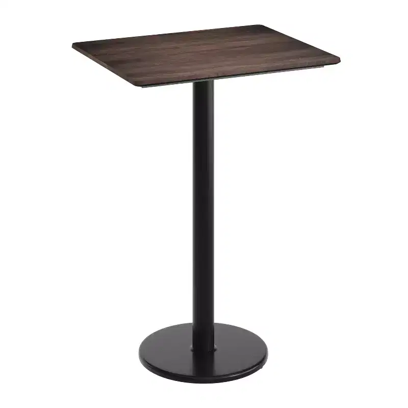 Flash Furniture Acadia Tabletop with TopGuard HPL Technology and Bar Height Base