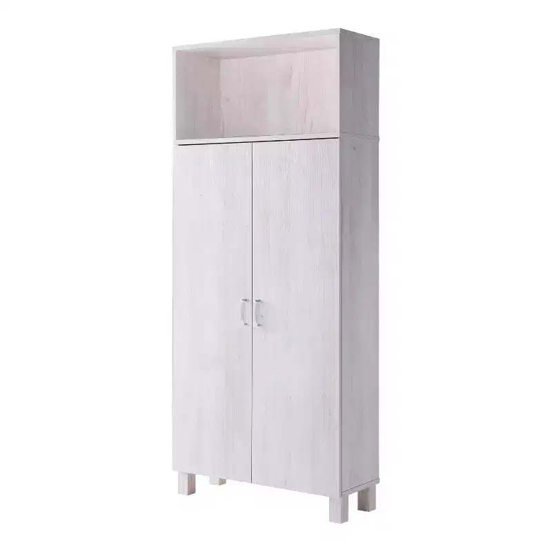Double Door Pantry Cabinet White Oak