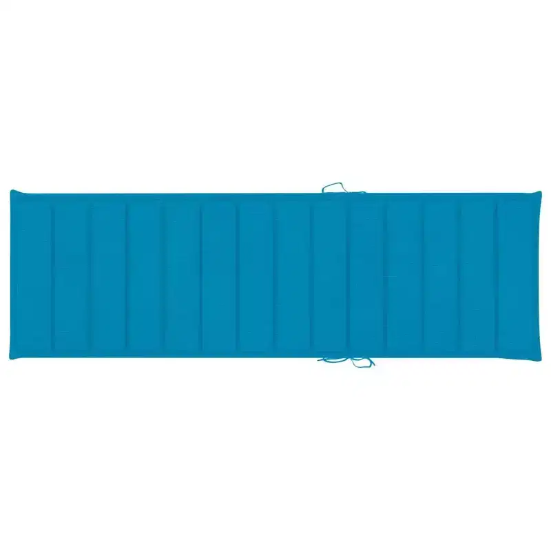 vidaXL Sun Lounger Natural bamboo, (cushions)