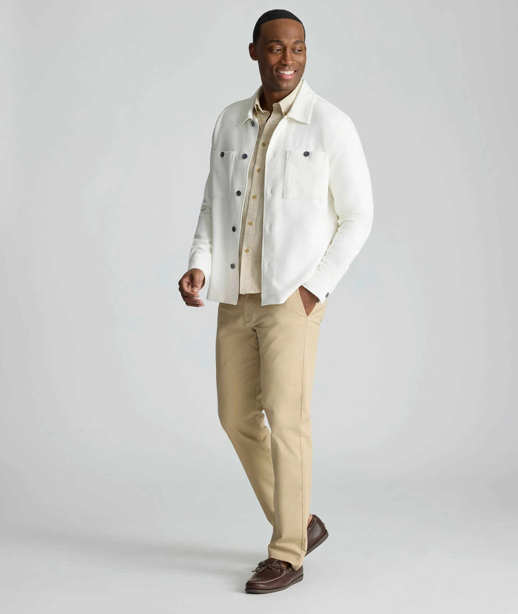 Knit Cotton Overshirt
