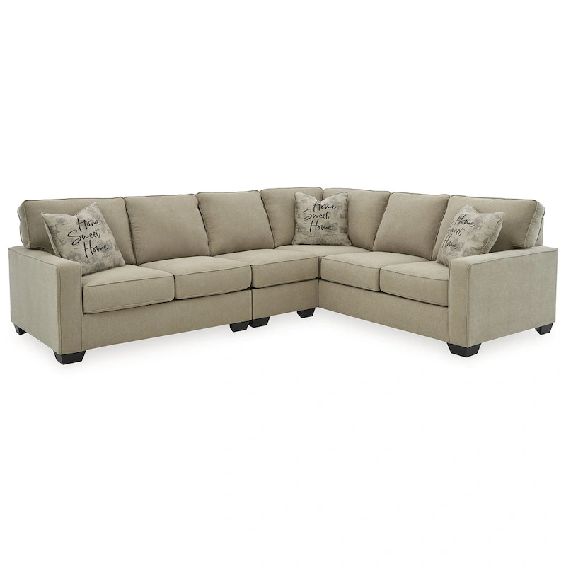 Signature Design by Ashley Lucina 3-Piece Sectional - 119W x 94D x 38H