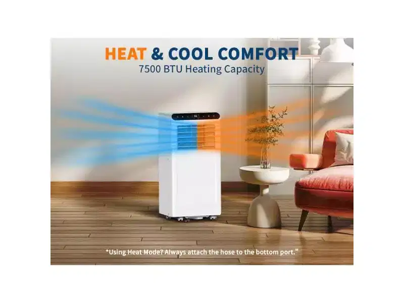10000 BTU Portable Air Conditioners, 3-In-1 Portable AC Units for Rooms with Dehumidifier, Quiet Room Air Conditioner Cools Up to 450 Sq.Ft.