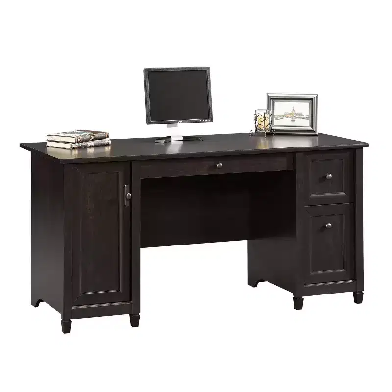 30 in.H Black Color Wood Computer Desks with All Purpose Drawer