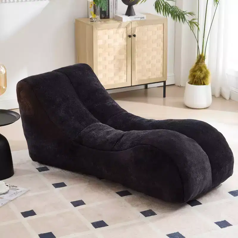 Comfy Bean Bag Chair, Lazy Floor Chair Sofa with High-Quality Sponge, Cozy Lounge Chair for Living Room