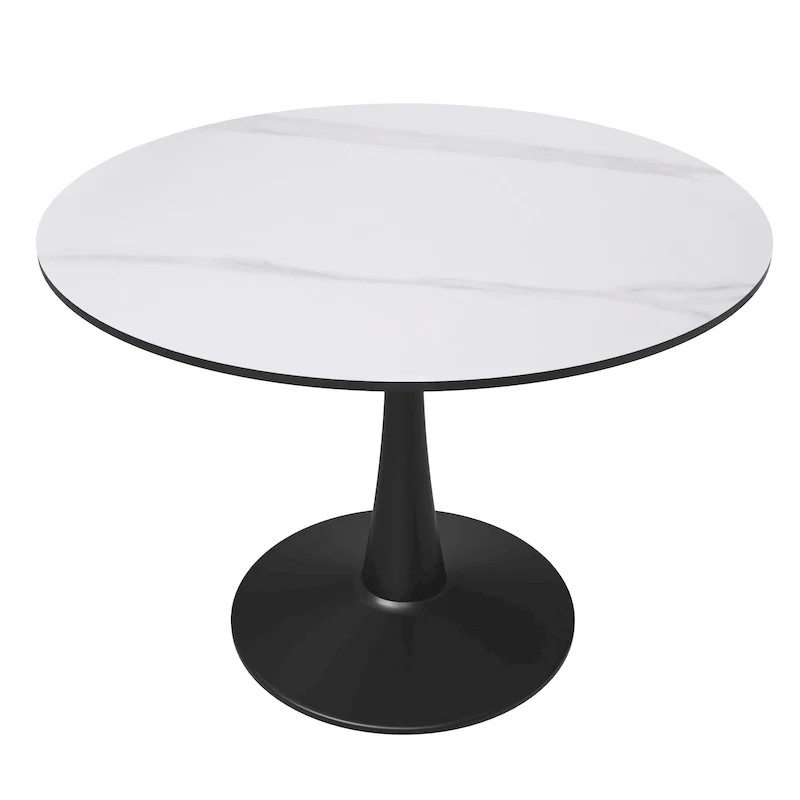 Round Dining Table 40 Sintered Stone Tabletop