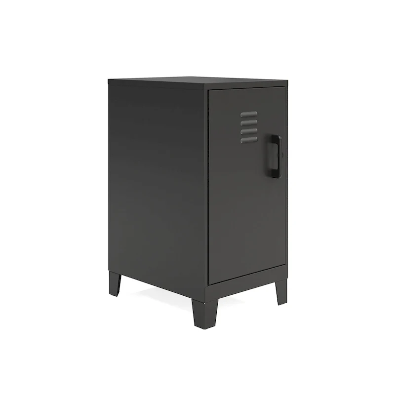 27.5H 2 Shelf Vented Door Mini Storage Locker Cabinet