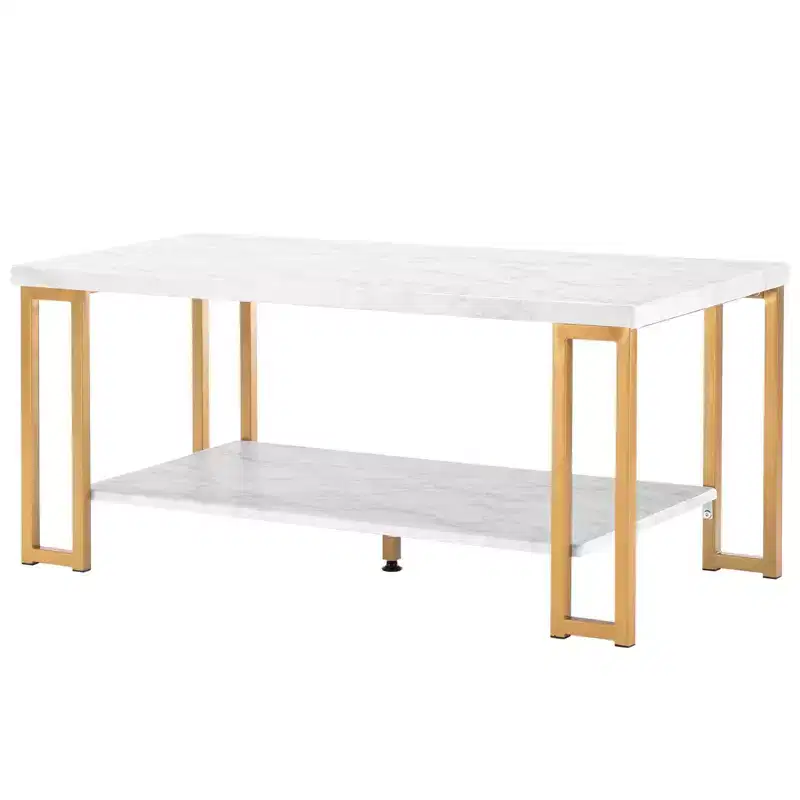 Karl Home Marble Top Coffee Table