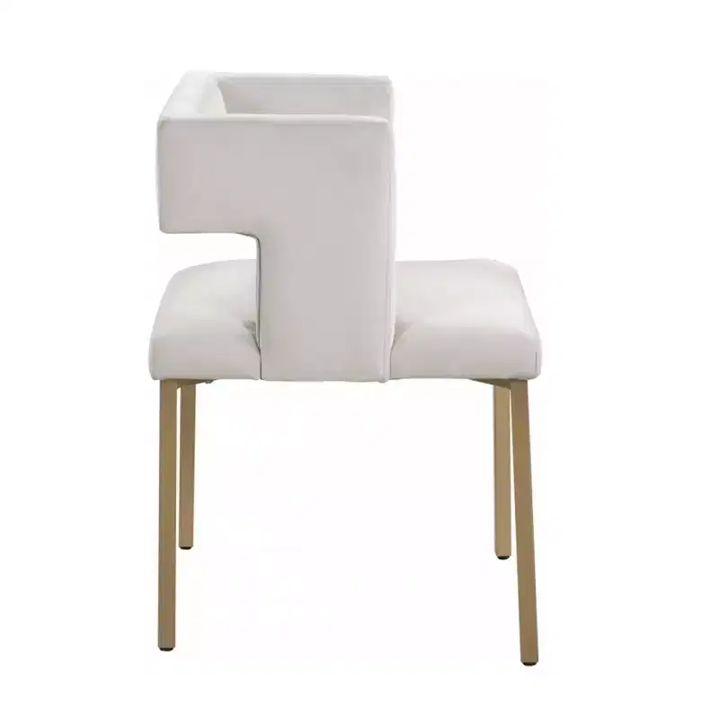 Brassex Set of 2 Anthony Dining Chairs Beige