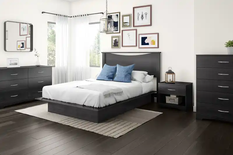 6-drawer Dresser - Gray Oak